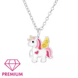 Unicorn - 925 Sterling Silver Kids Necklaces SD48939
