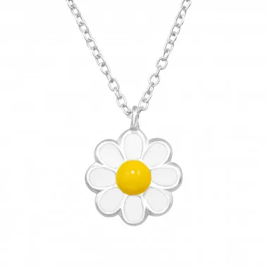Daisyflower - 925 Sterling Silver Kids Necklaces SD49404