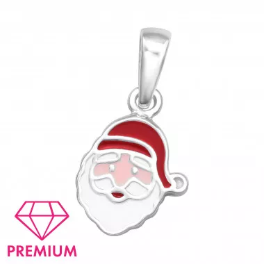 Santa - 925 Sterling Silver Kids Pendants SD46058