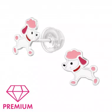 Poodle Dog - 925 Sterling Silver Premium Kids Jewelry SD48766