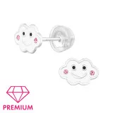Smiley Cloud - 925 Sterling Silver Premium Kids Jewelry SD48806