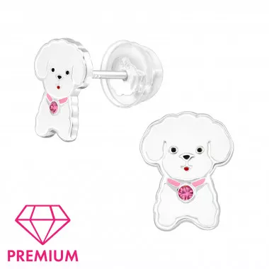 Dog - 925 Sterling Silver Premium Kids Jewelry SD48955