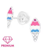 Ice Cream - 925 Sterling Silver Premium Kids Jewelry SD49130