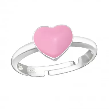 Heart - 925 Sterling Silver Kids Rings SD35321