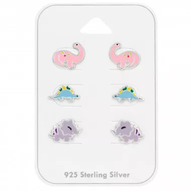 Dinosaur - 925 Sterling Silver Kids Jewelry Sets SD48995