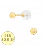 3mm Ball - 14K Gold Gold Earrings SD47913