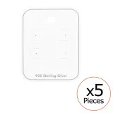 Card For 2 Pairs Of Ear Studs - Paper Packaging SD49453