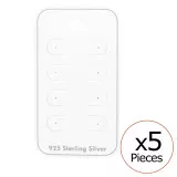 Card For 4 Pairs Of Ear Studs - Paper Packaging SD49454