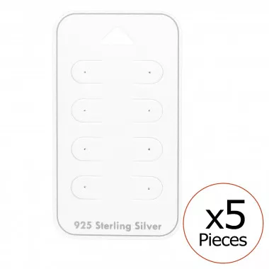 Card For 4 Pairs Of Ear Studs - Paper Packaging SD49454
