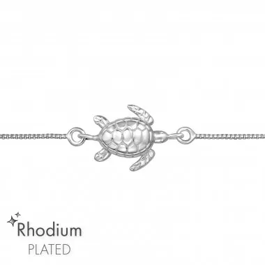 Turtle Bolo - 925 Sterling Silver Bracelets SD46790
