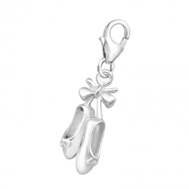 Shoe - 925 Sterling Silver Clasp Charms SD14518