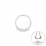10mm - 925 Sterling Silver Nose Studs SD34609