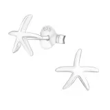 Starfish - 925 Sterling Silver Simple Stud Earrings SD21732