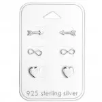 Lover - 925 Sterling Silver Stud Earring Sets  SD29119