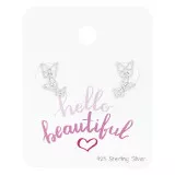 Butterfly - 925 Sterling Silver Stud Earring Sets  SD48512