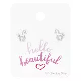 Horse - 925 Sterling Silver Stud Earring Sets  SD49015