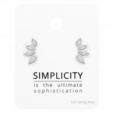 Leaf - 925 Sterling Silver Stud Earring Sets  SD49752