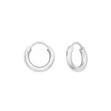 Tiny - 925 Sterling Silver Hoop Earrings SD14498