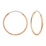 Endless - 925 Sterling Silver Hoop Earrings SD15330