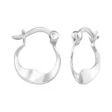 Hoops - 925 Sterling Silver Hoop Earrings SD48706