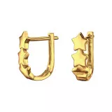 Star - 925 Sterling Silver Huggies SD49260