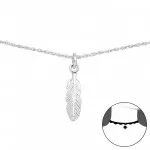 Feather - 925 Sterling Silver Chokers SD34694