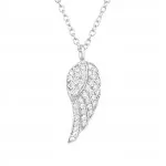 Wing - 925 Sterling Silver Necklaces with Stones SD19467