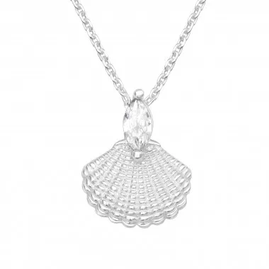 Marquise - 925 Sterling Silver Necklaces with Stones SD41221
