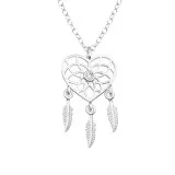 Dreamcatcher - 925 Sterling Silver Necklaces with Stones SD48665