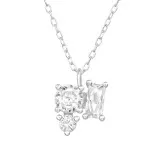 Geometrical - 925 Sterling Silver Necklaces with Stones SD48783