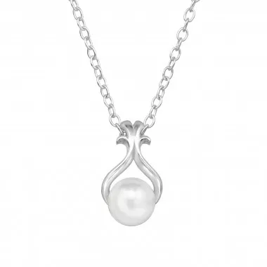 Pear - 925 Sterling Silver Necklaces with Stones SD49482