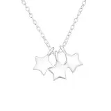 Stars - 925 Sterling Silver Silver Necklaces SD17074