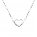 Heart - 925 Sterling Silver Silver Necklaces SD17452