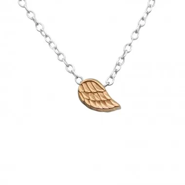 Wing - 925 Sterling Silver Silver Necklaces SD17729