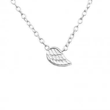 Wing - 925 Sterling Silver Silver Necklaces SD17740
