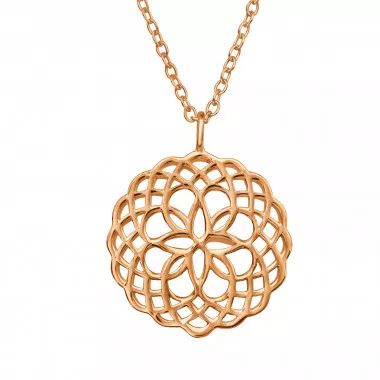 Filigree - 925 Sterling Silver Silver Necklaces SD48187