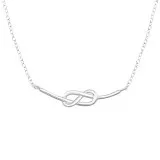 Knot - 925 Sterling Silver Silver Necklaces SD48261