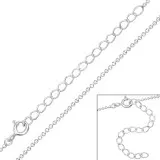45cm Balls - 925 Sterling Silver Chain Alone SD48098