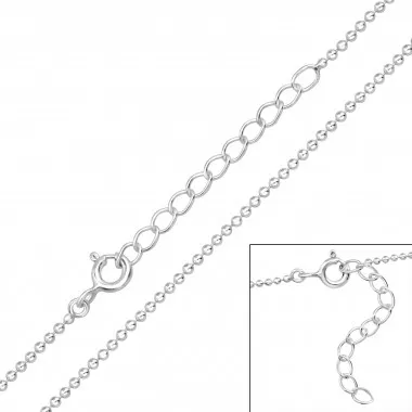 39cm Balls - 925 Sterling Silver Chain Alone SD48099