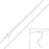 45cm Square Link - 925 Sterling Silver Chain Alone SD48110