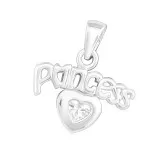 Princess - 925 Sterling Silver Pendants with CZ SD14628
