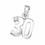 30 - 925 Sterling Silver Pendants with CZ SD3544