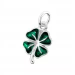 Shamrock - 925 Sterling Silver Simple Pendants SD18330