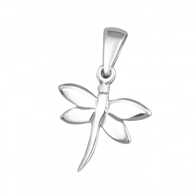 Dragonfly - 925 Sterling Silver Simple Pendants SD2968