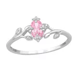 Flower Marquise - 925 Sterling Silver Rings with CZ SD49670