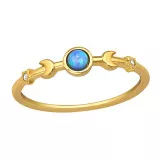 Triple Moon & Stars - 925 Sterling Silver Rings with CZ SD49745