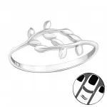 Olive branch - 925 Sterling Silver Midi Rings SD19929