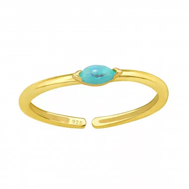 Marquise Shape - 925 Sterling Silver Toe Rings SD47567