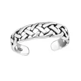 Weaving - 925 Sterling Silver Toe Rings SD5659
