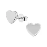 Heart - 316L Surgical Grade Stainless Steel Stainless Steel Ear studs SD19533